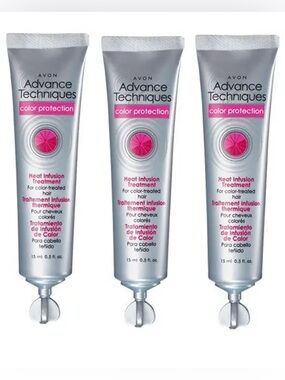 AVON TECHNIQUE HEAT INFUSION TREATMENTS 3 PK (NEW WITH TAGS)